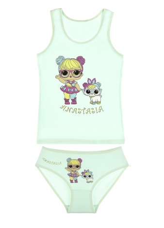 Комплект белья (майка + трусики)  Donella 110-116см (4971LG/4171LG-3) - 4/5р.