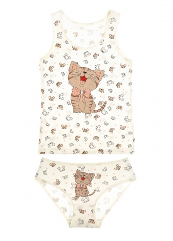 Комплект белья (майка + трусики)  Donella 134-140см (49679PF/41679PF-1) - 8/9р.